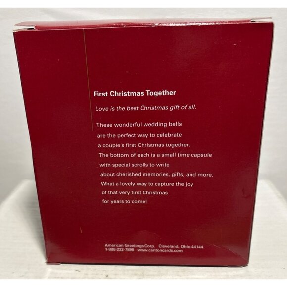 First Christmas Together Ornament American Greetings Bells Time Capsule 2005 NWB - Picture 4 of 6
